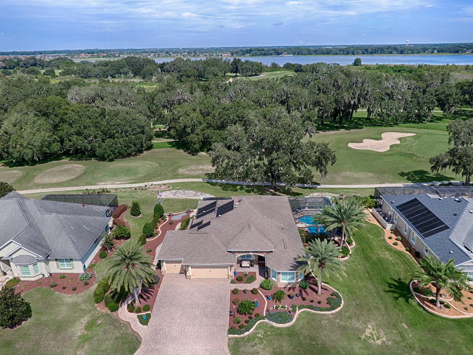 Aerial photo residential houses Pembroke Pines Florida